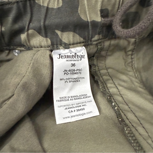 Jeaniologie Men's Camouflage Cargo Shorts Size 36 - Picture 14 of 17
